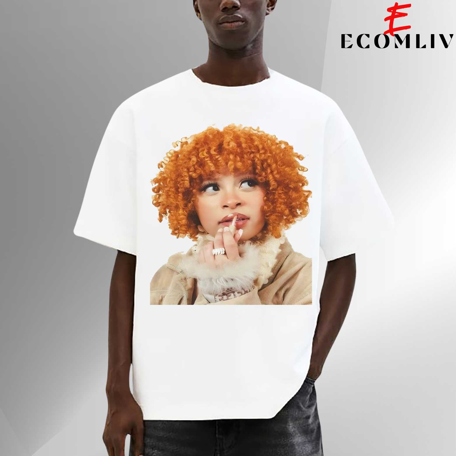 Ice Spice Face Tee, Rap Shirt, Iconic Merch